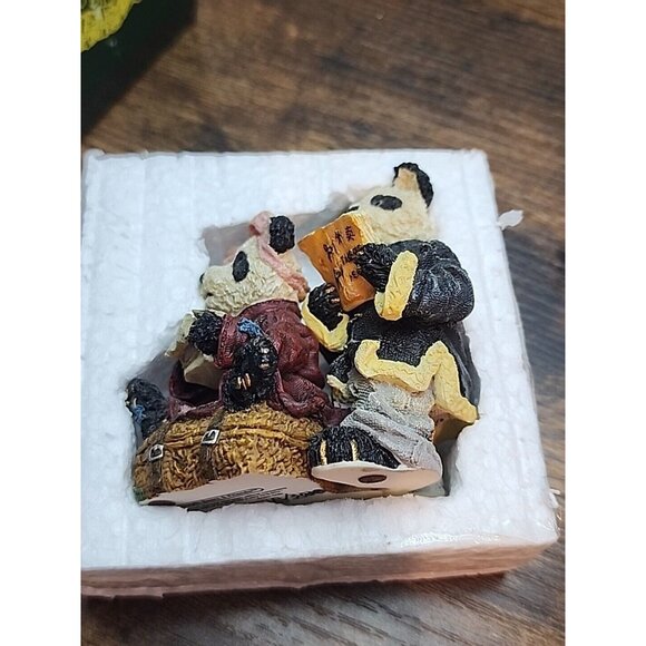 Boyds Bears & Friends "Hsing Hsing and Ling Ling Wongbruin...Carryout" Figurine - Picture 4 of 9